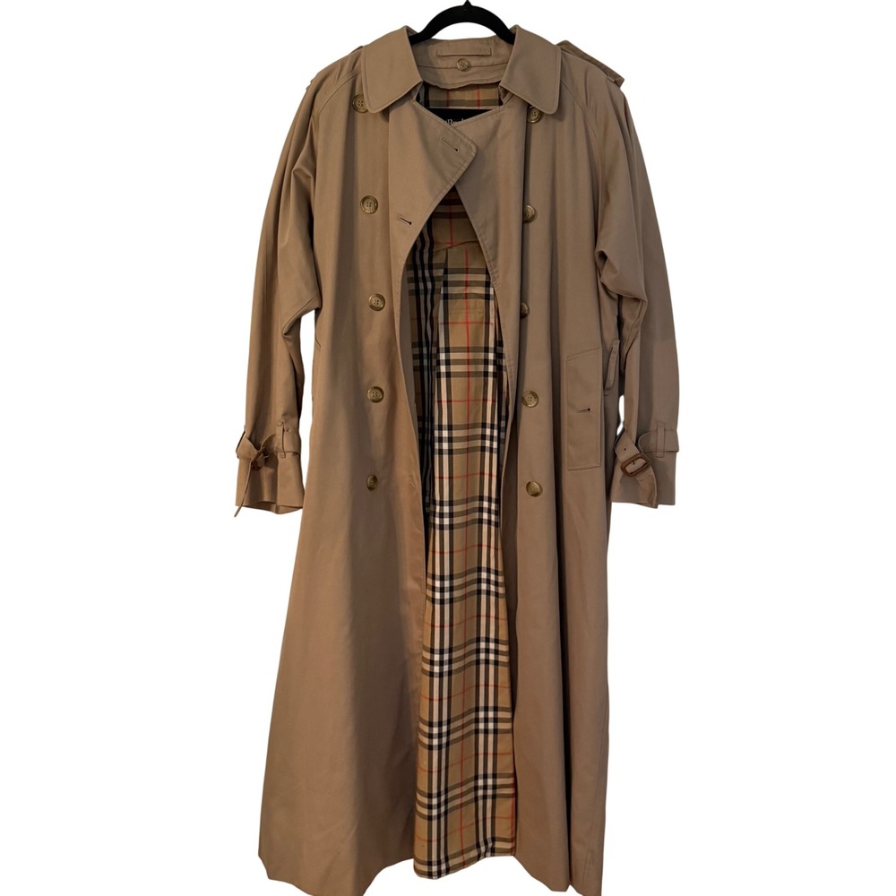 SOLD NOT FOR SALE  Burberry's of London double breast‎ Trench coat sz 10